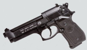 .177 Beretta 92FS Air Hand Gun Blue with Black Grips