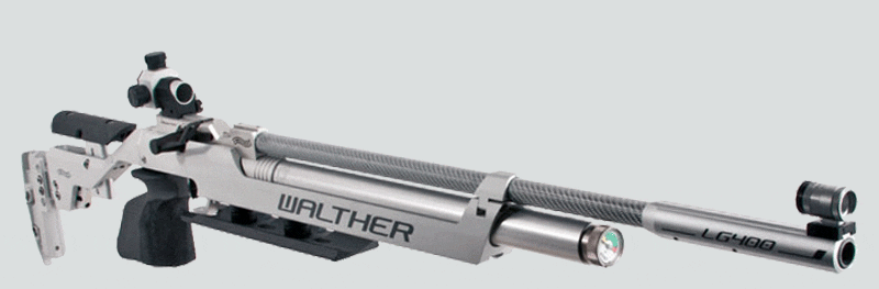 Walther Alutec LG400 10-Meter Pre-Charged Pneumatic Air Rifle Medium RH / LH Grip