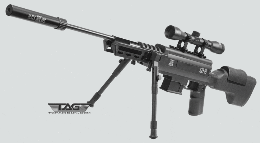 Black Ops Tactical Sniper Gas-Piston Break-Barrel Air Rifle Combo