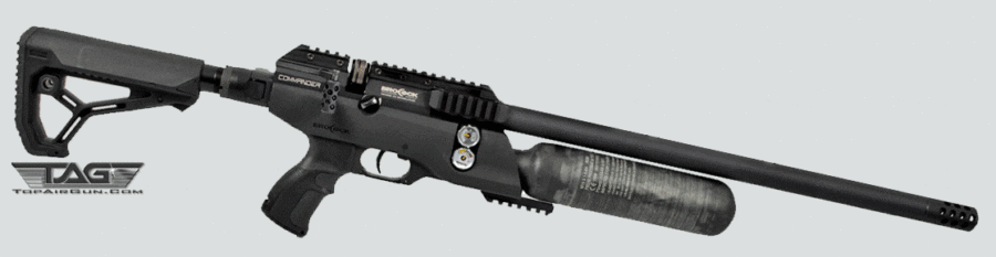 Brocock Commander XR Magnum Pre-Charged Pneumatic Air Rifle Black