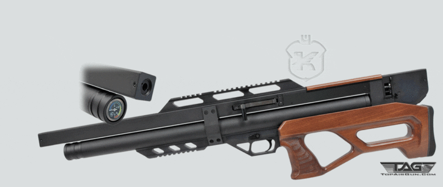 KalibrGun Argus 60W Pre-Charged Pneumatic Air Rifle Walnut Lt Hand