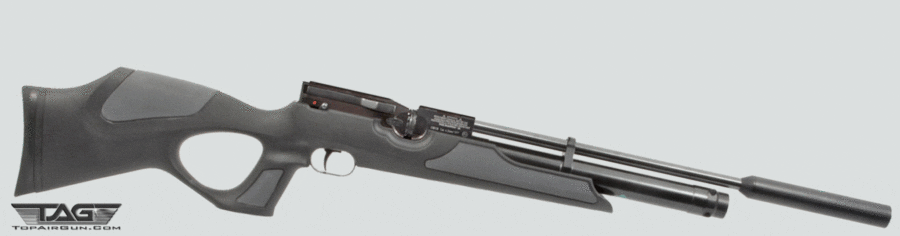 Weihrauch HW100 Synthetic Pre-Charged Pneumatic Air Rifle with Moderator