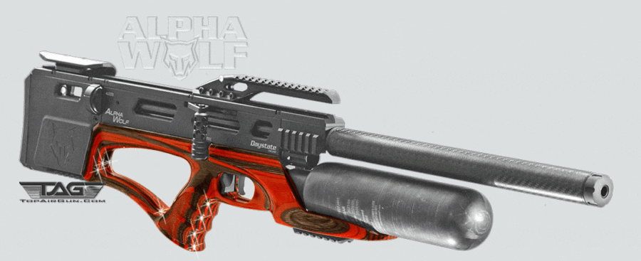 Alpha Wolf 600 HP Pre-Charged Pneumatic Air Rifle Red Laminate