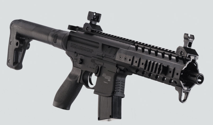 SIG Sauer MPX Gen 2 Semi-Auto CO2 Pellet Rifle Black