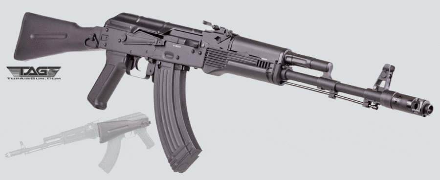 .177 Kalashnikov AK-74 Semi-Auto CO2 BB Air Rifle Synthetic