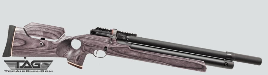 American Air Arms EVOL Paradigm Pre-Charged Pneumatic Air Rifle Grey Laminate Thumbhole