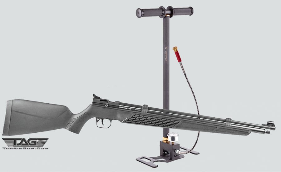 .22 Crosman 3622 Pre-Charged Pneumatic Air Rifle Kit with Crosman Hand Pump