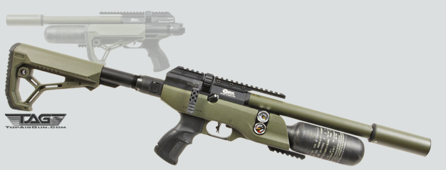 Brocock Pathfinder Pre-Charged Pneumatic Pistol / Carbine Olive Drab