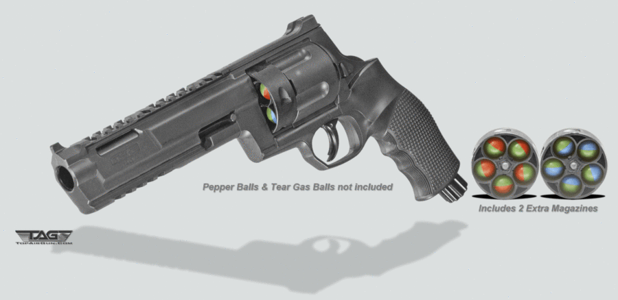 .68 T4E TR68 Non-Lethal CO2 Self-Defense Revolver