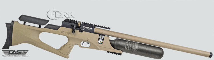 Brocock Sonoran Pre-Charged Pneumatic Air Rifle Tuned Desert Tan