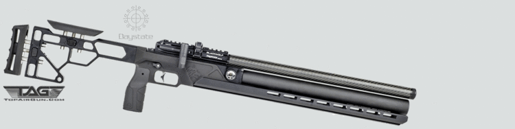 Black Wolf 17" Barrel with 300cc Air Cylinder Pre-Charged Pneumatic Air Rifle Black Chassis