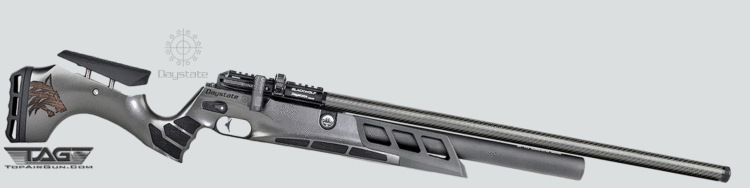 Black Wolf 28" Barrel with 300cc Air Cylinder Pre-Charged Pneumatic Air Rifle Carbon Grey