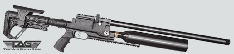 .22 Kral Puncher Jumbo Dazzle PCP Rifle Black