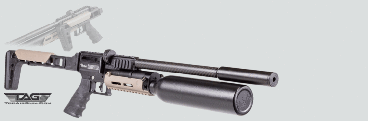 .22 Air Venturi Alpha Pre-Charged Pneumatic Air Rifle Compact Aluminum Bottle