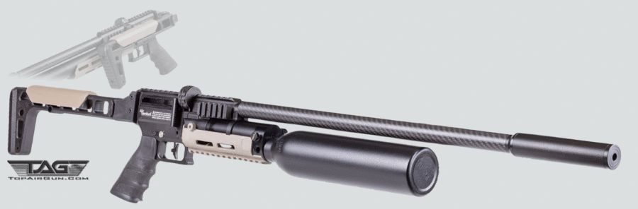 .22 Air Venturi Alpha Pre-Charged Pneumatic Air Rifle Standard Aluminum Bottle