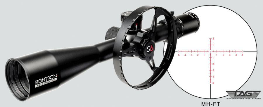 Sightron S6 10-60x56 ED Field Target Scope MH-FT