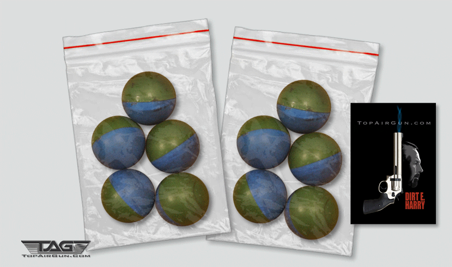 .68 Dirt E. Harry Non-Lethal Tear Gas Balls 46.4 grain 10ct