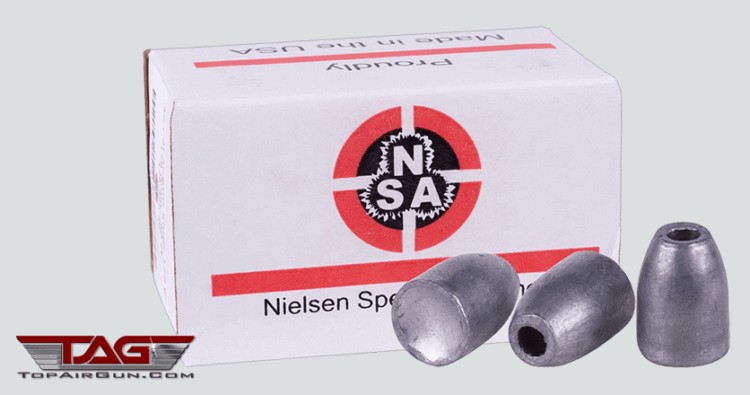 61.5 Grains Nielsen NSA Hollowpoint Slugs .30 cal 10.2 mm Long 120ct