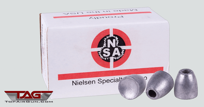 49.5 Grains Nielsen NSA Hollowpoint Slugs .30 cal 8.8 mm Long 150ct