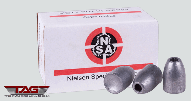 65.5 Grains Nielsen NSA Hollowpoint Slugs .30 cal 10.8 mm Long 110ct