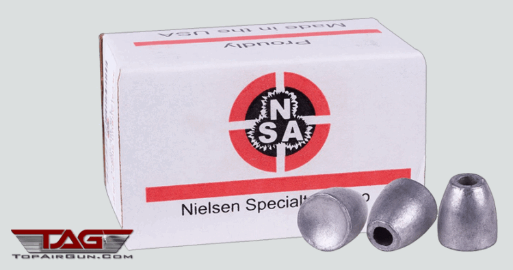 54.5 Grains Nielsen NSA Hollowpoint Slugs .30 cal 9.4 mm Long 140ct