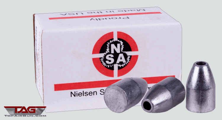 125 Grains Nielsen NSA Hollowpoint Slugs .357 cal 14.2 mm Long 100ct