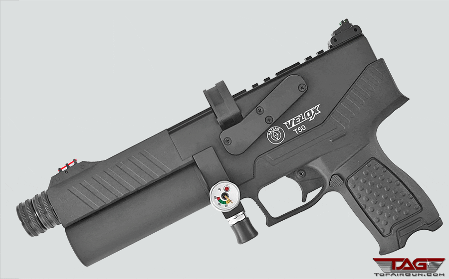 .50 Hatsan Velox T50 Pepper Ball Self-Defense Pre-Charged Pneumatic Air Pistol