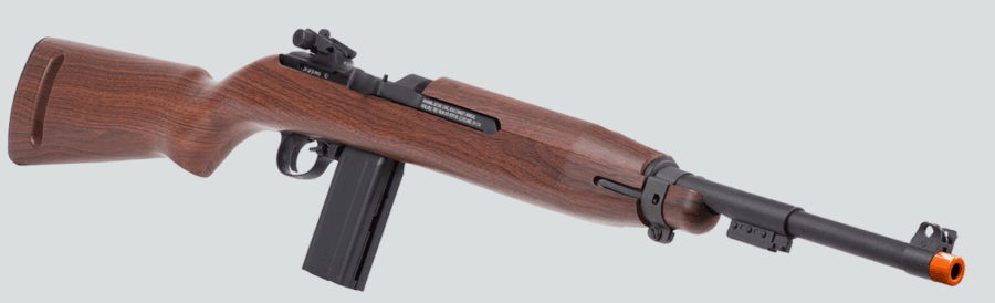 Springfield Armory M1 Carbine CO2 Blowback Airsoft Rifle Wood Look Synthetic Stock