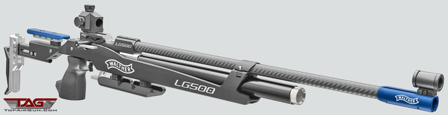 .177 Walther LG500 BlackTec 10-Meter Air Rifle