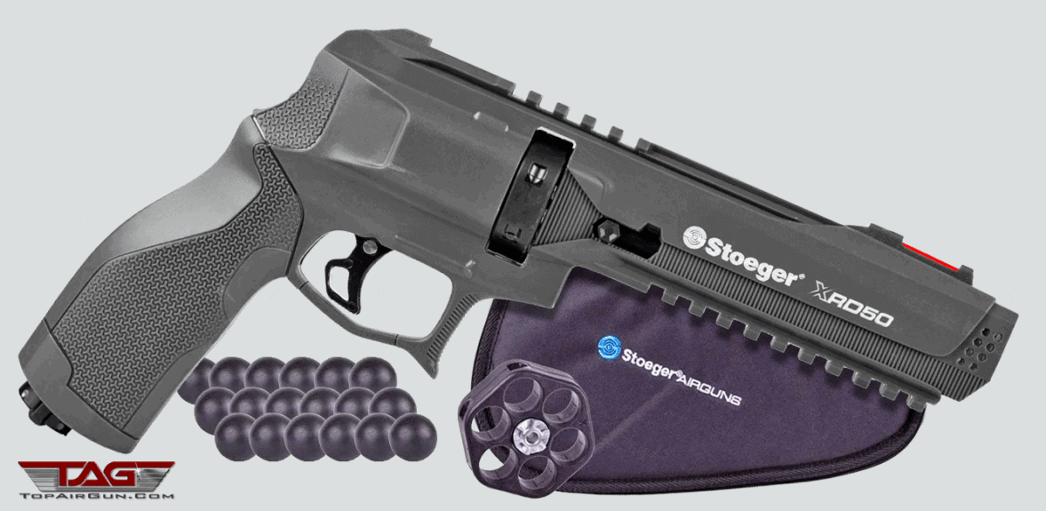 .50 Stoeger XRD50 Non-Lethal Self Defense Revolver Black