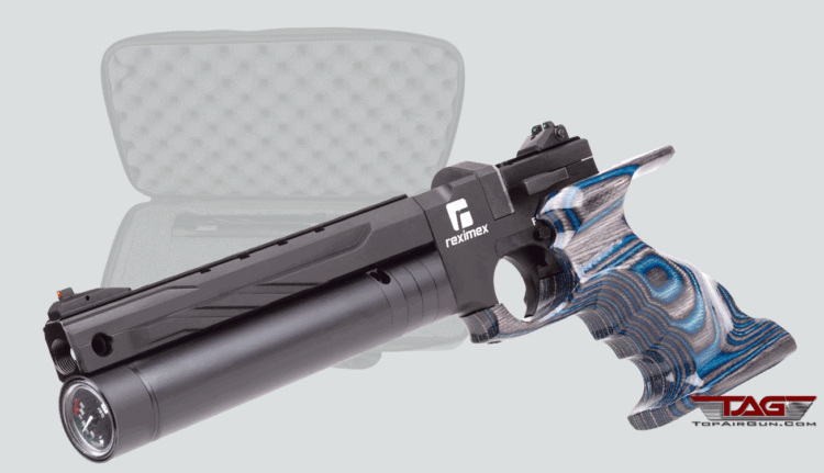 Reximex RPA Pre-Charged Pneumatic Air Pistol Black / Blue Laminate