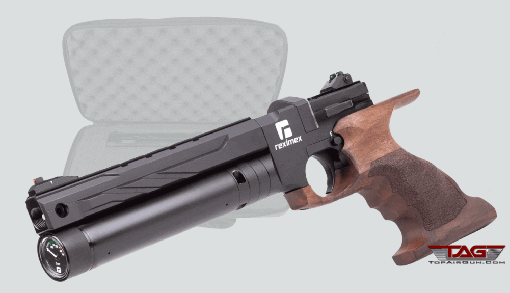 Reximex RPA Pre-Charged Pneumatic Air Pistol Black / Walnut