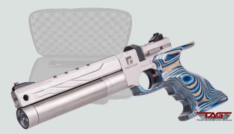 Reximex RPA Pre-Charged Pneumatic Air Pistol Black / Blue Laminate