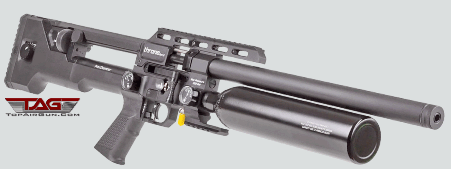 Reximex Throne Gen 2 Pre-Charged Pneumatic Air Rifle Black