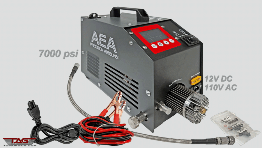 AEA Pre-Charged Pneumatic Air Compressor - 480 BAR / 7000 psi