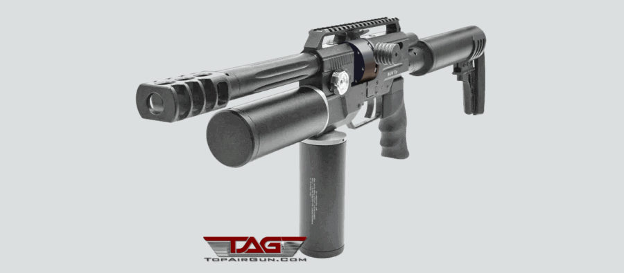 .495 BinTac T50 Extreme Semi-Auto Pre-Charged Pneumatic Assault Air Rifle 4500 psi